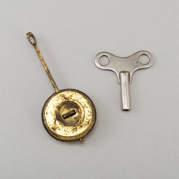 A TABLE CLOCK, Ansonia clock company, New York, late 19th century.
