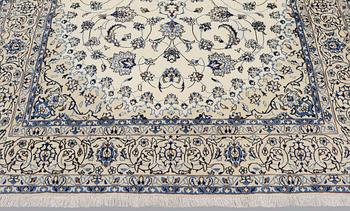 Matta, Nain part silk, sk 9LAA, ca 500,000 knutar/kvm, 296 x 191 cm.