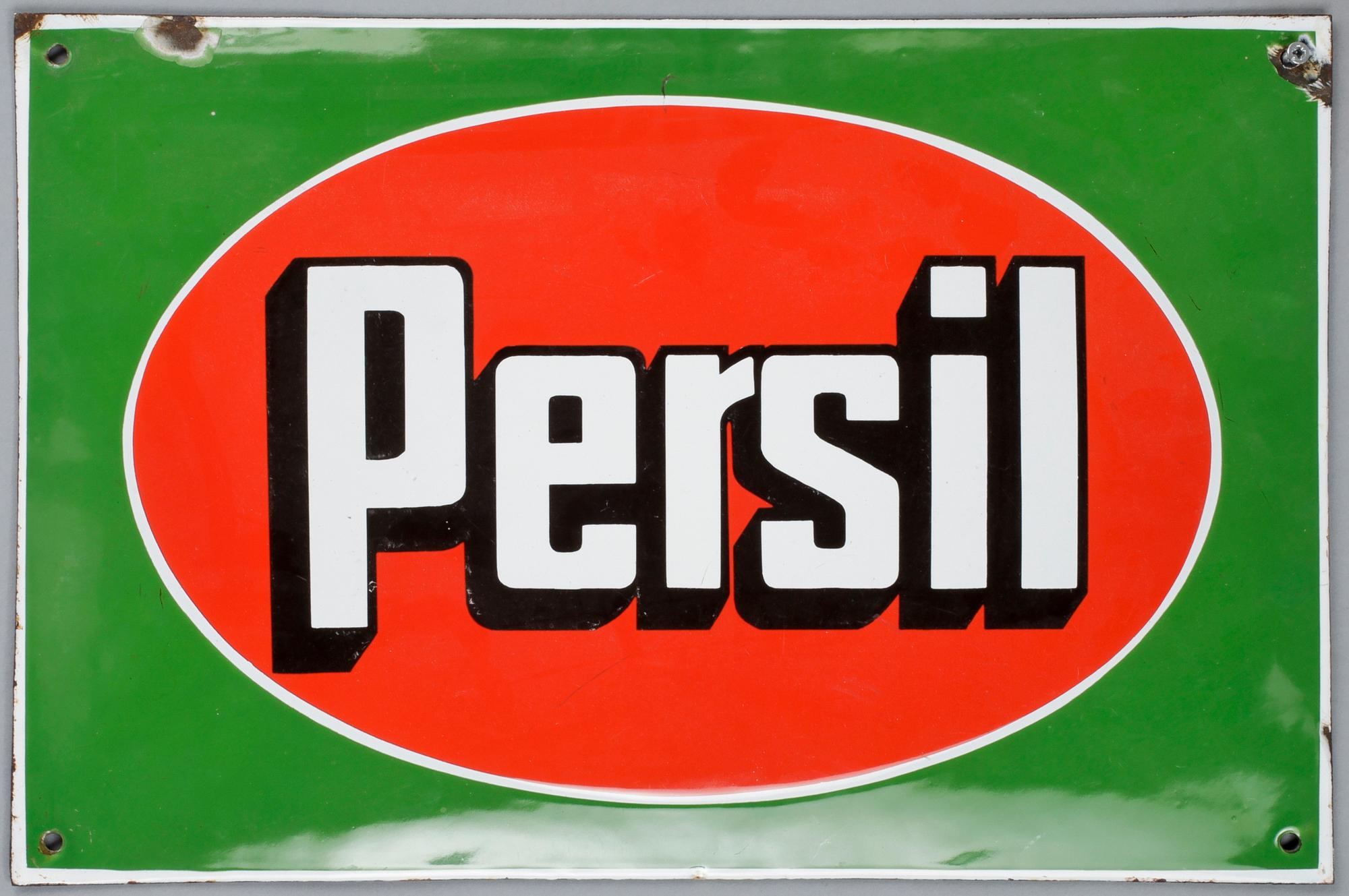 REKLAMSKYLTAR, 2st, plåt med emalj, 1900-talets första hälft.