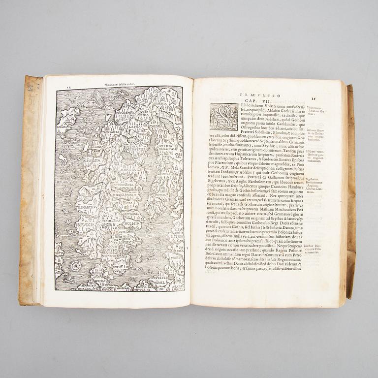 The rare variant state of Johannes Magnus’ Historia, 1554.