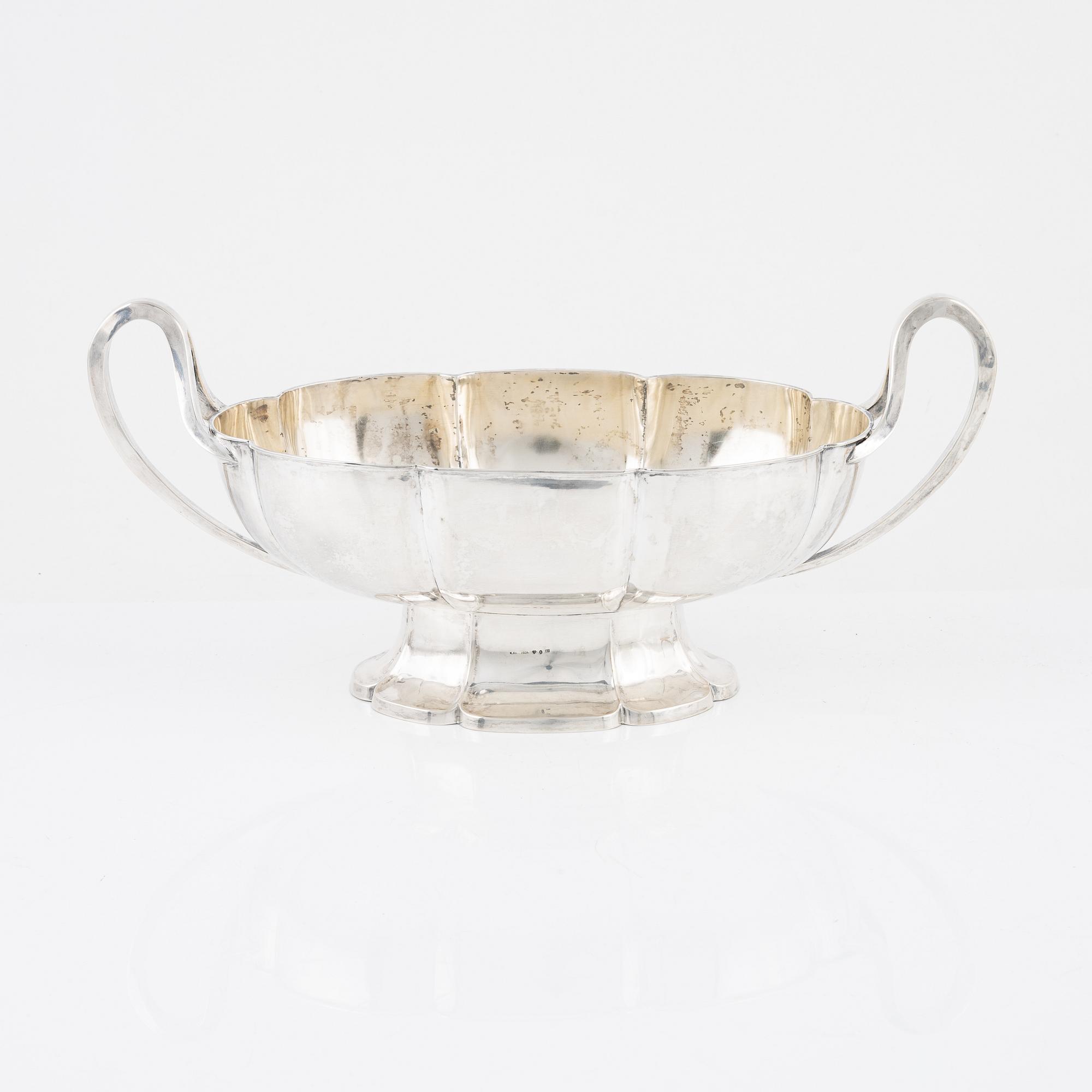 Jardiniere, silver, K. Anderson, Stockholm 1912.