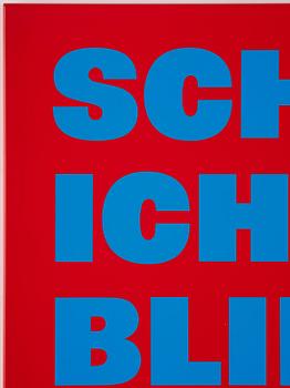 Rémy Zaugg, "SCHAU, ICH BIN BLIND, SCHAU".