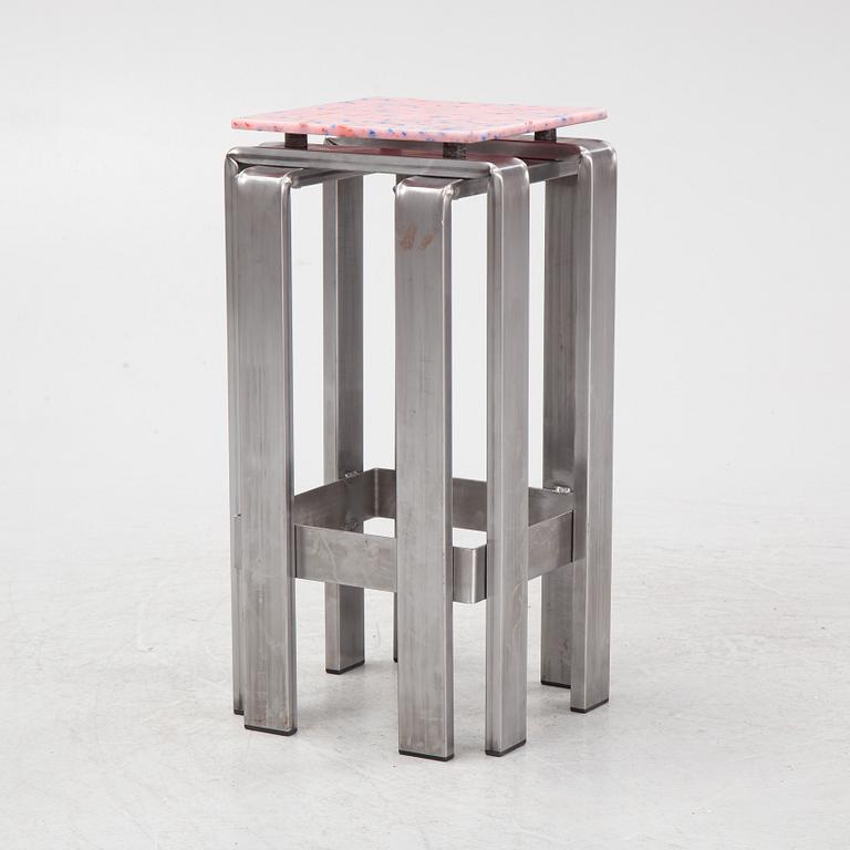 Stamuli & Alessandro Bruzzone, a stool, Greenhouse Bar for Stockholm Furniture Fair 2024.