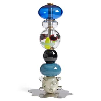 96. Frida Fjellman, "Totem Buddie no 03", unik glasskulptur/vas, Kosta Boda, 2021.