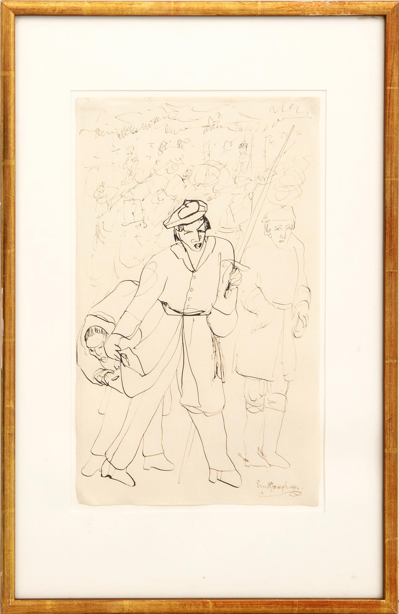 Ernst Josephson, Krigare.