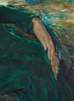 Helmer Masolle, Lady in green.