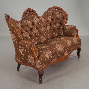 SOFFA, nyrokoko, 1800-talets andra hälft.