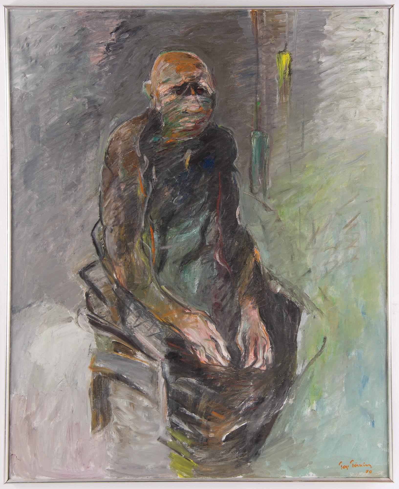 Tage Törning, oil on canvas, signed and dated -70.
