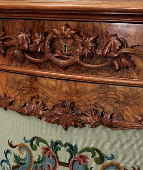 SKÅP, nyrokoko, sent 1800-tal.