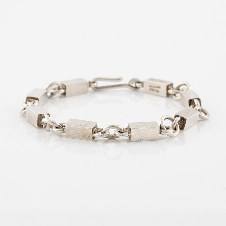 Wiwen Nilsson, bracelet, sterling silver, Lund 1960.
