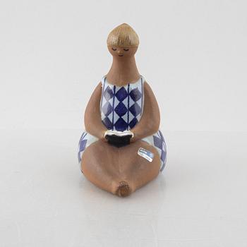 Lisa Larson, figurin, stengods, "Amalia", ur serien "ABC-flickor", Gustavsberg.