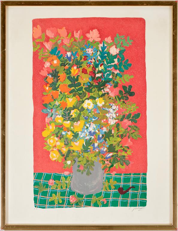 LENNART JIRLOW, färglitografi. Sign, EA.