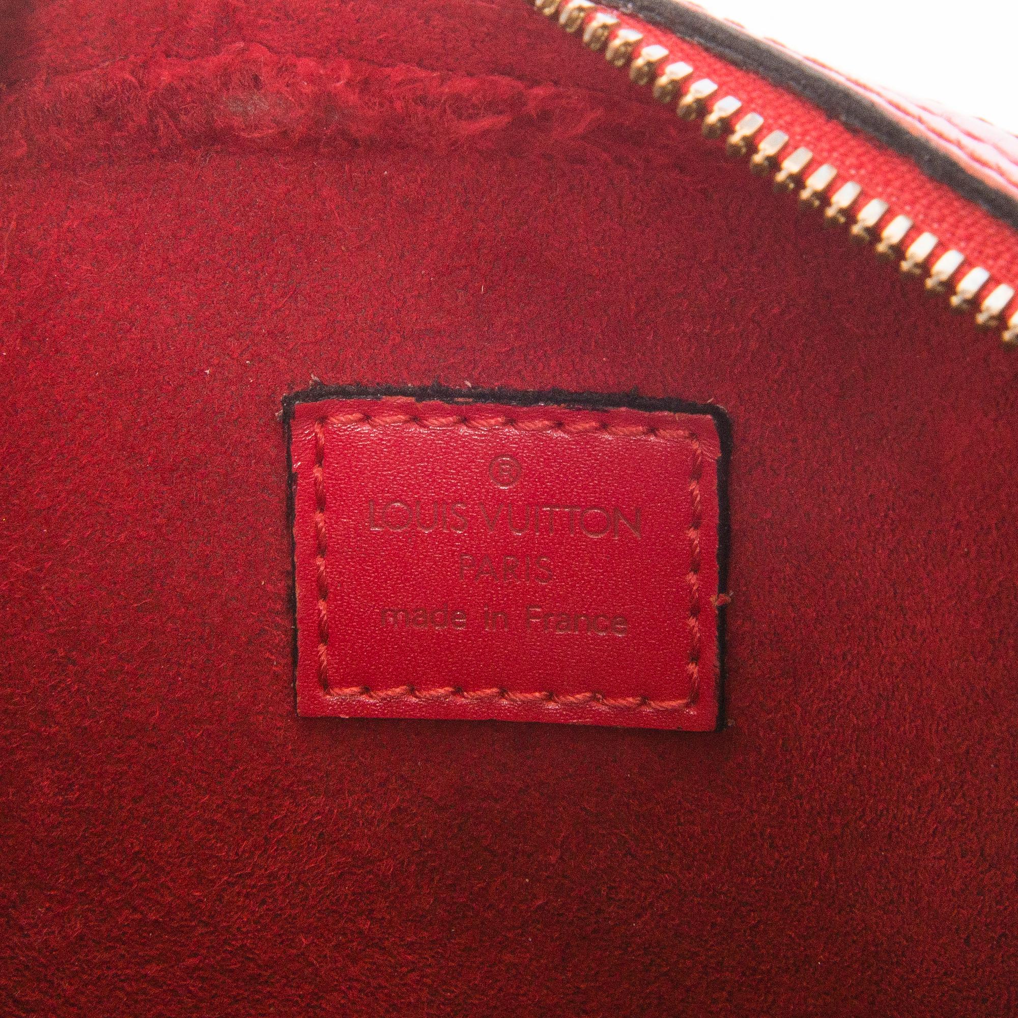 LOUIS VUITTON Red Epi Jasmine Bag.