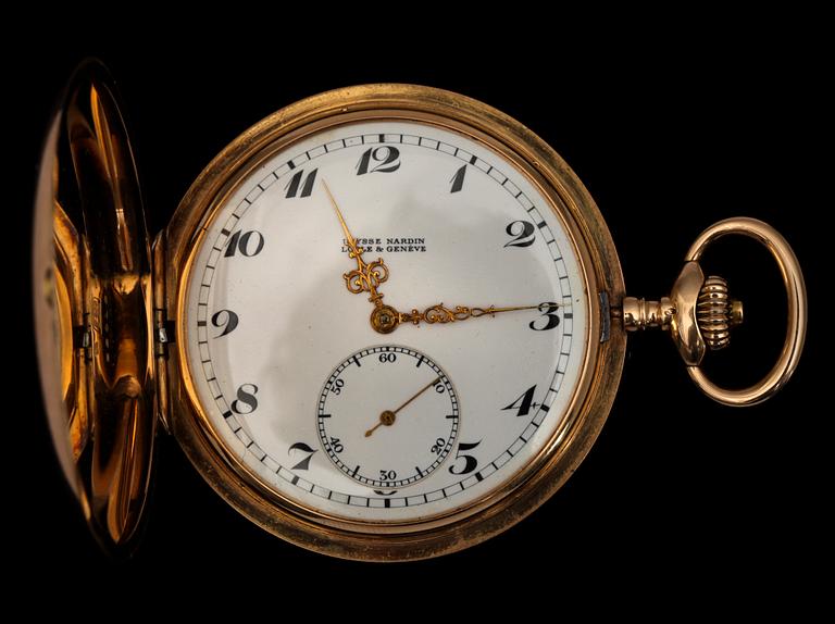 HERRFICKUR, 14K guld. Savonette. Ulysse Nardin.