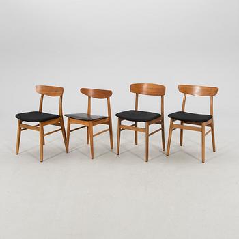 Chairs, 4 pieces, similar Farstrup Denmark 1960s.