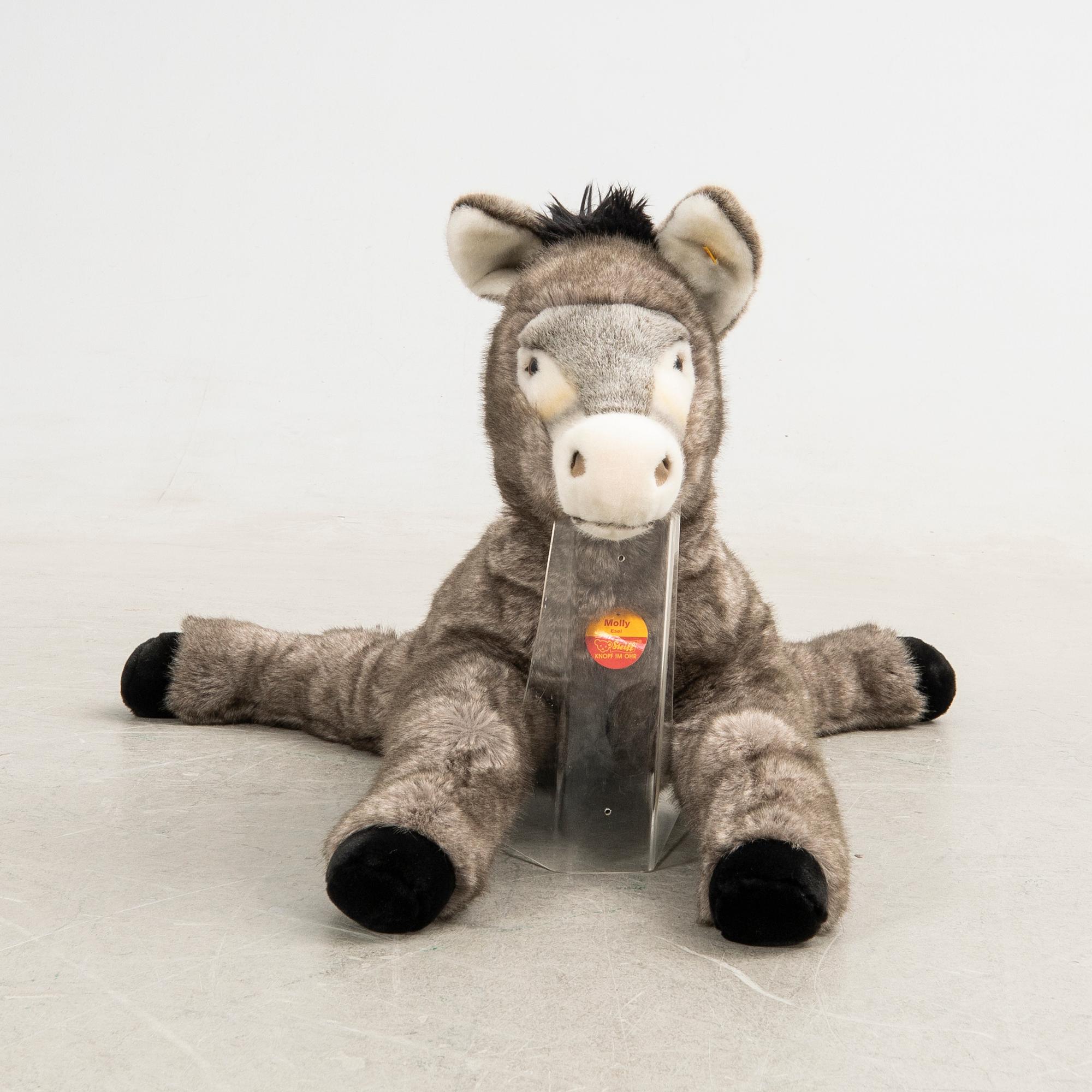 Steiff, donkey, Germany, 1990s.