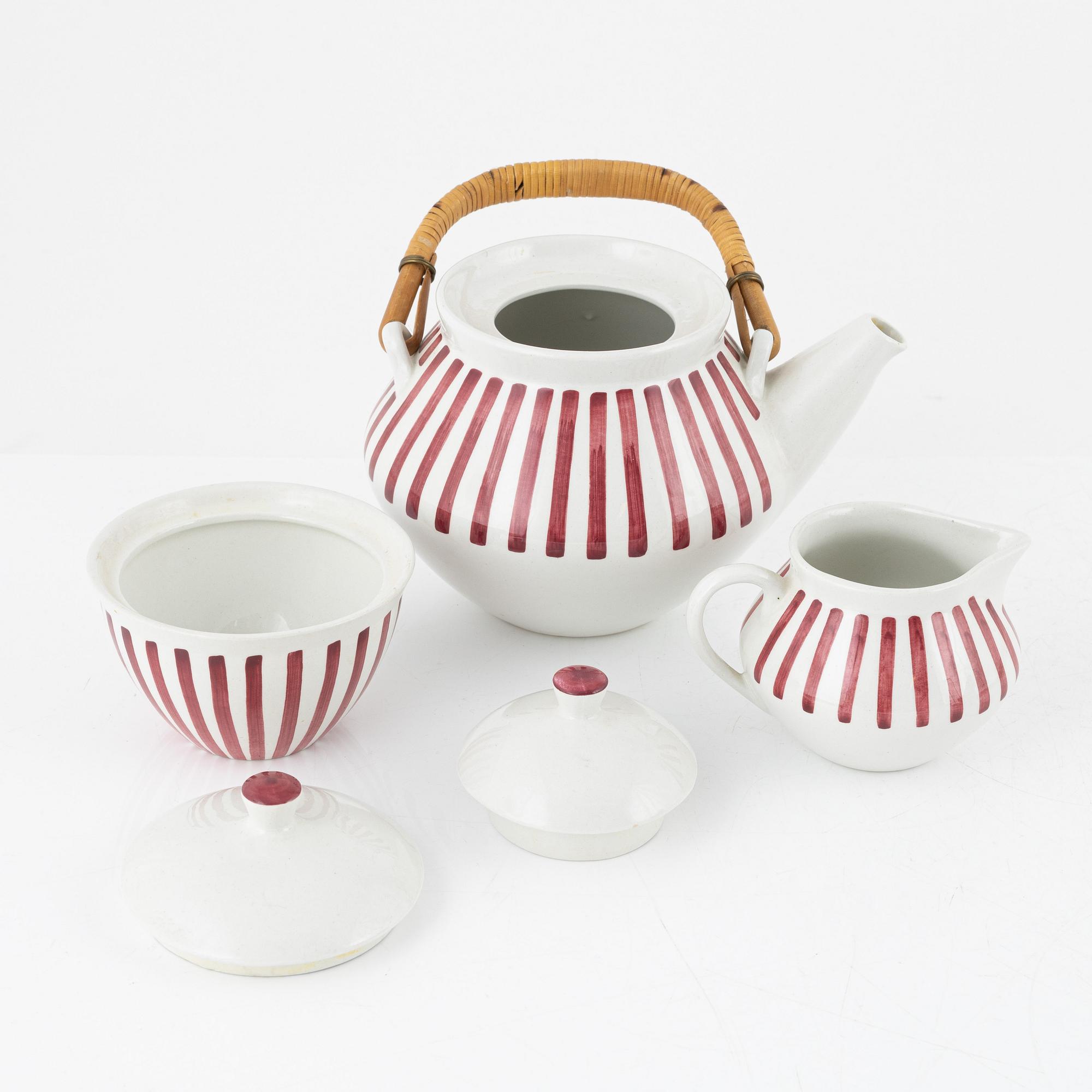 Servisdelar, 27 st, flintgods, Gustavsberg,