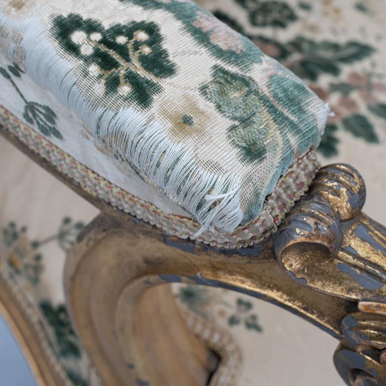 A south European Baroque style chair, late 19th Century.