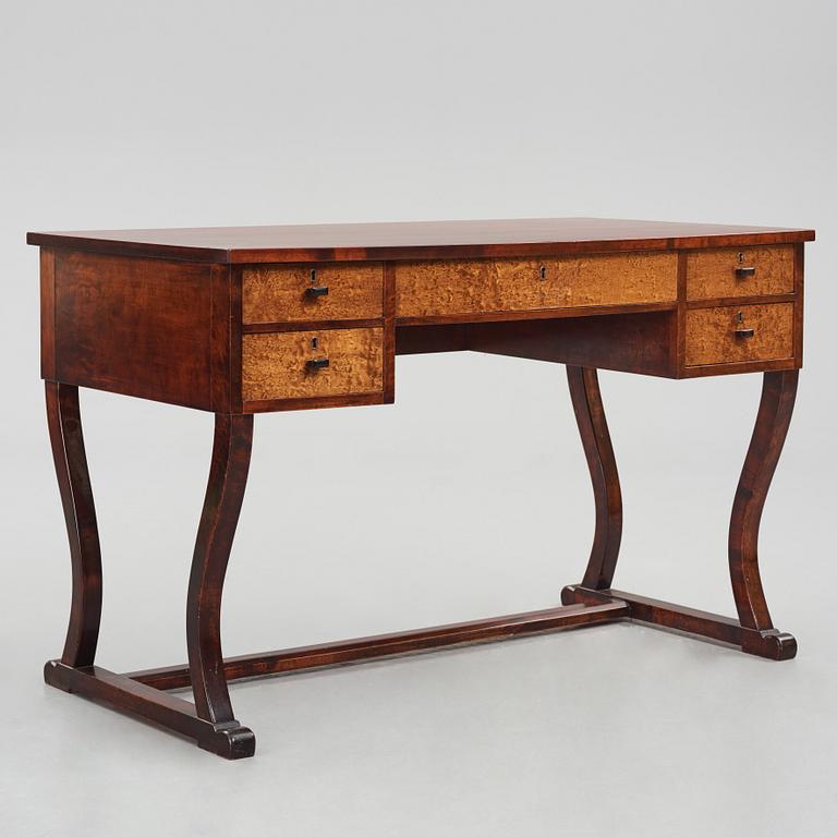 Carl Malmsten, skrivbord, Swedish Grace, Svenska Möbelfabrikerna Bodafors, 1920-tal.