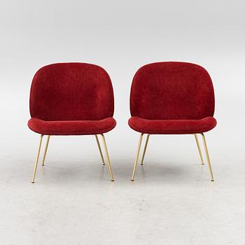 GamFratesi, stolar, ett par, "Beetle Lounge Chair", Gubi.