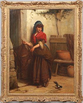 JAMES COLE, olja på duk, signerad och daterad 1880.
