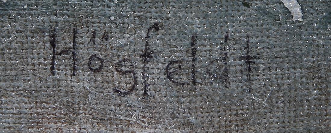 ROBERT HÖGFELDT, olja på duk, sign.