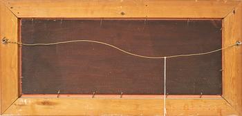 Severin Nilson, olja på pannå signerad.