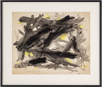 OLLE BONNIÉR, watercolor on paper, signed and dated -52.