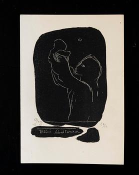 WÄINÖ AALTONEN, litografi, signerad, daterad 1962 och numrerad 26/50.