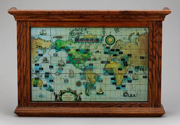 VÄRLDSKLOCKA, Howard Miller, Usa, 1900-talets andra hälft.