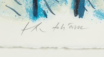 Theo Tobiasse, lithograph in colours, signed 179/180.