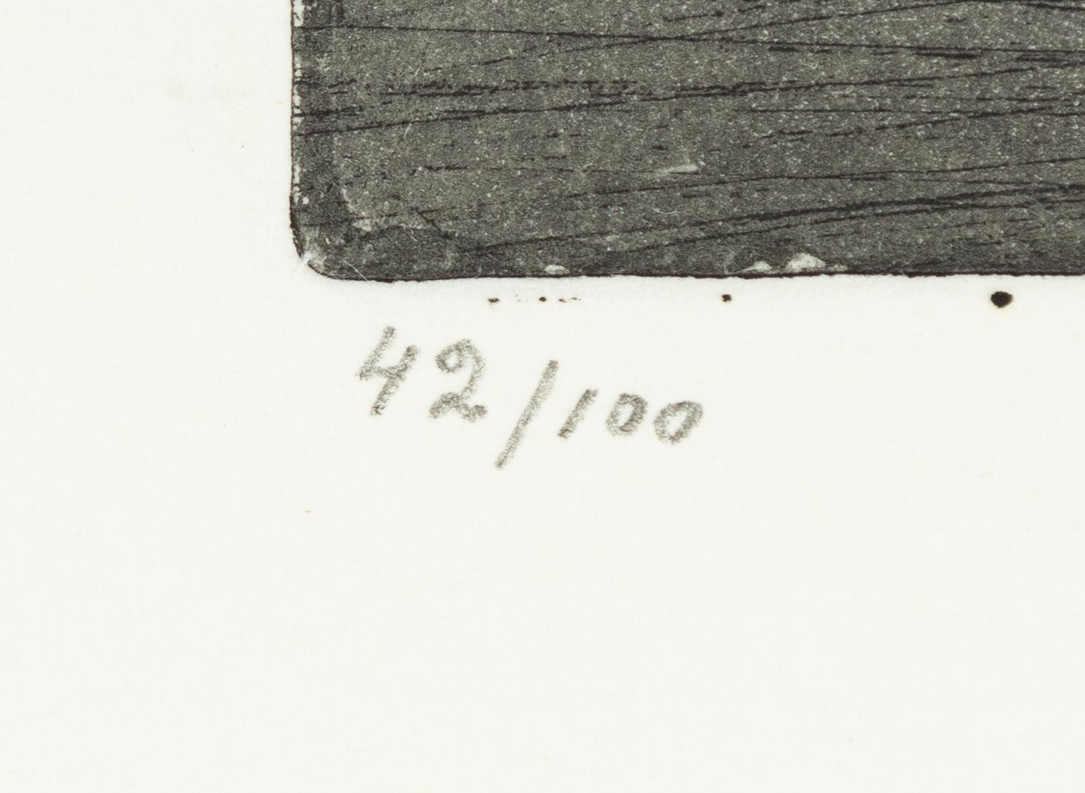 Pierre Olofsson, "Vindhäxor". mapp med 5 färgestningar.