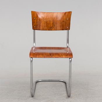 JINDRICH HALABALA, skrivbord samt MART STAM, stol, 1930-tal.