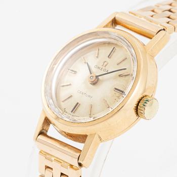 Omega, armbandsur, 18K guld, 19 mm.
