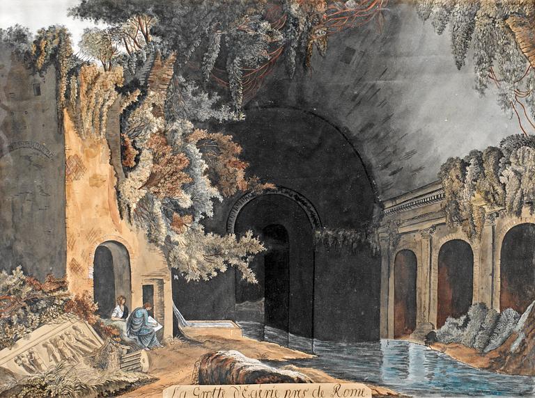 Marie Schwurich, "La Grotte D'Egérie pres de Rome".