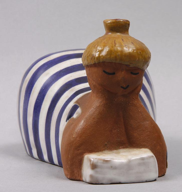 FIGURIN, stengods, Lisa Larson, Gustavsberg.