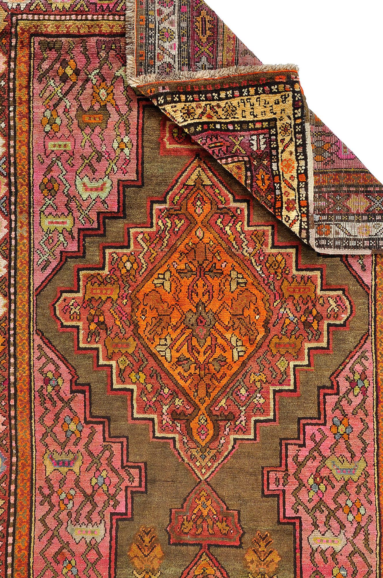A runner, semi-antique Karabagh, ca 480 x 148 cm.