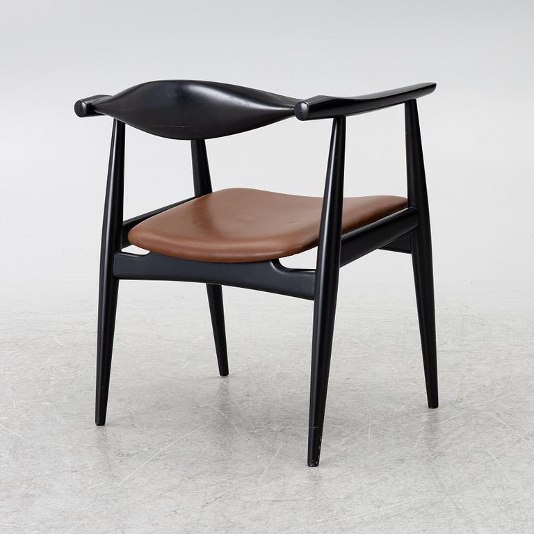 Hans J. Wegner, Armchair CH 35, Carl Hansen, Odense, Denmark.
