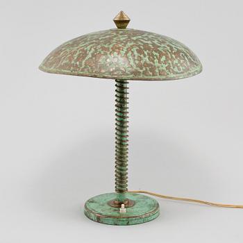 BORDSLAMPA, omkring 1900-talets mitt.