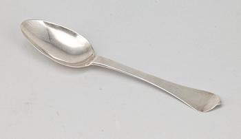 RÅTTSVANSSKED, silver, Peder Nilsen Satterup, Frederica, Danmark, 1713-1741.