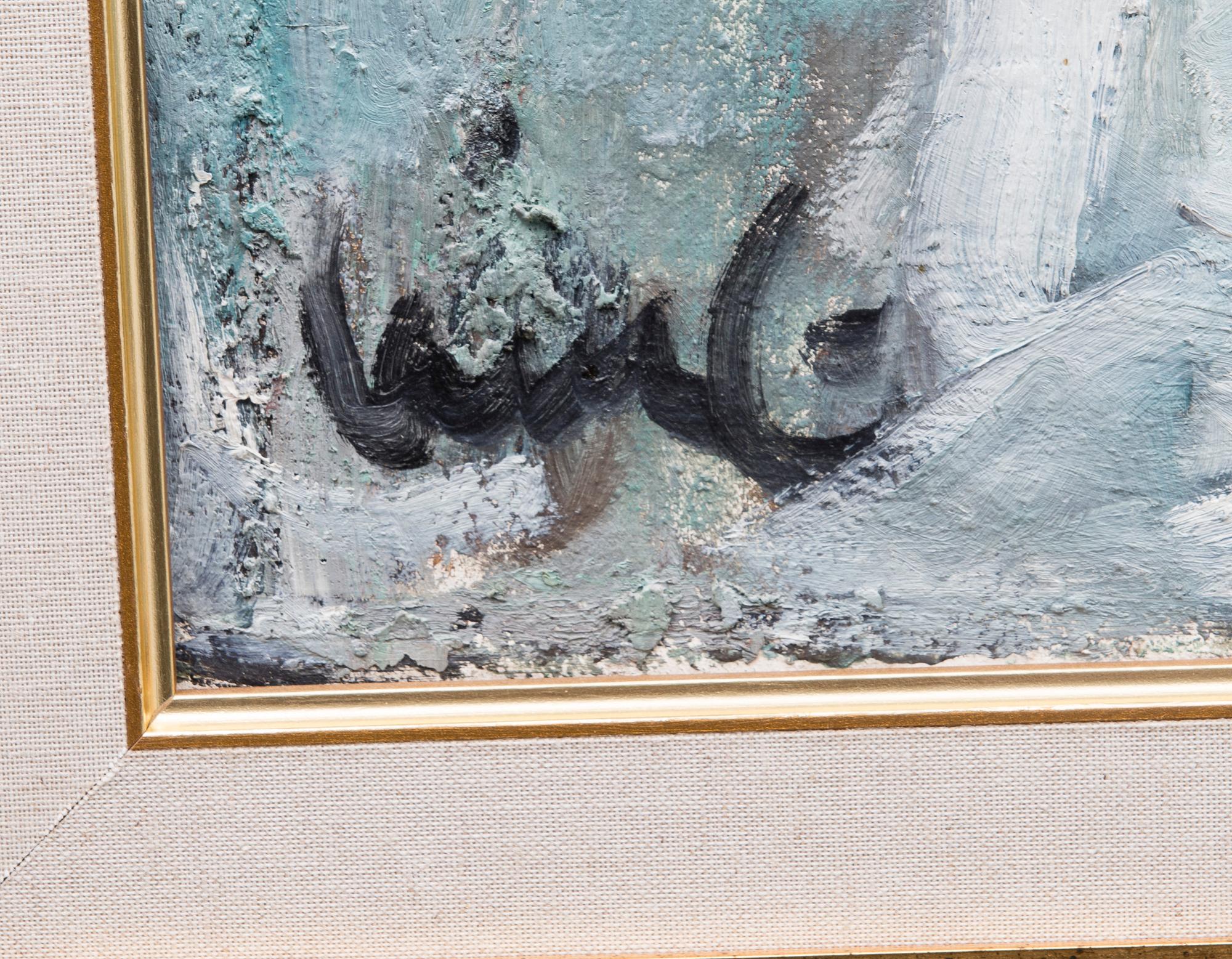 OLAVI LAINE, olja på duk, signerad.