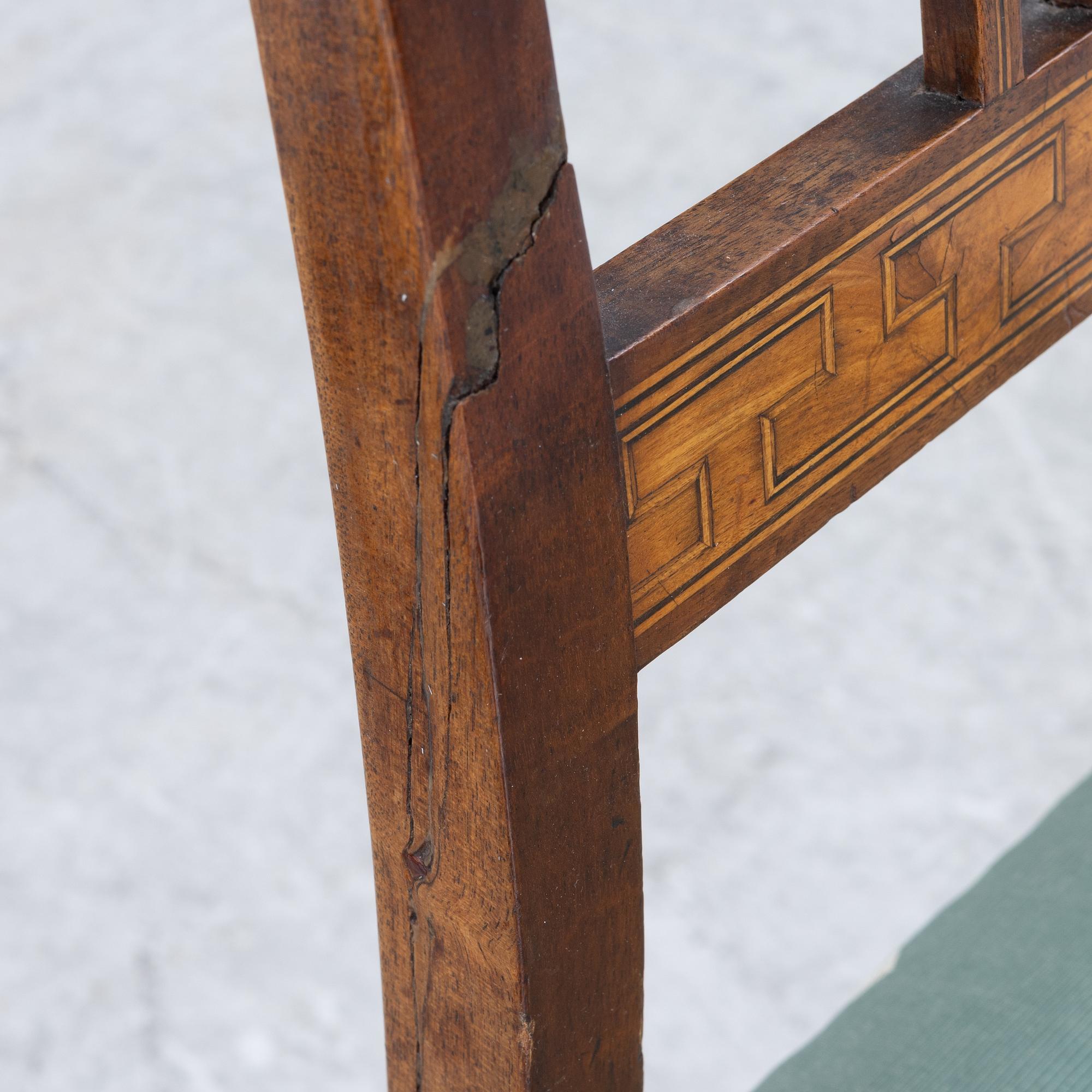 Stolar, 5 st, empirestil, omkring år 1900.