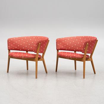 Jörgen and Nanna Ditzel, a pair of armchairs, 'Kitani ND-01', Willadsen, Vejen, 1950's.