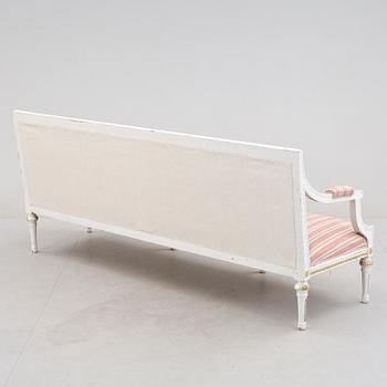 SOFFA, gustaviansk stil, 1800-tal.