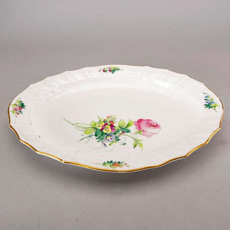 TERRIN samt FAT, "Sachsisk blomst", Royal Copenhagen.