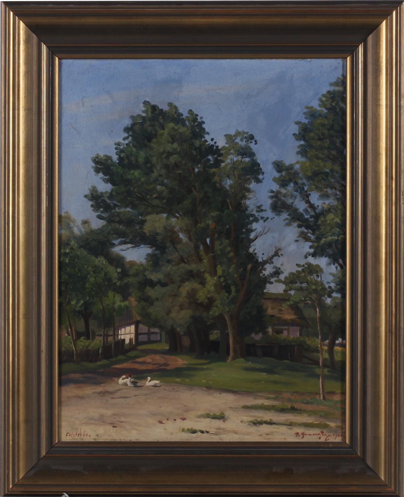 PER GUMMESON, olja på duk, sign o dat 1908.