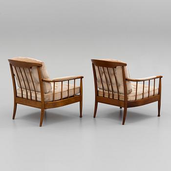 KERSTIN HÖRLIN-HOLMQUIST, fåtöljer, ett par, "Skrindan", OPE, 1900-talets andra hälft.