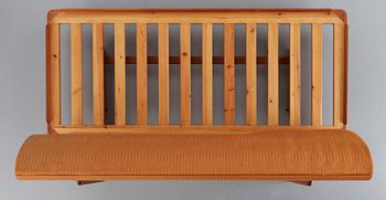 Grete Jalk, A teak sofa/daybed, Poul Jeppesen, Denmark, 1960's/1970's.