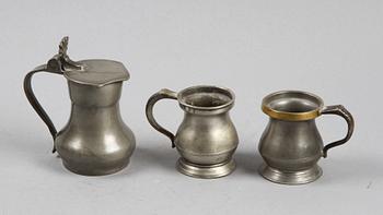 STOP SAMT 2 MUGGAR, tenn, bla England, 1800-tal.