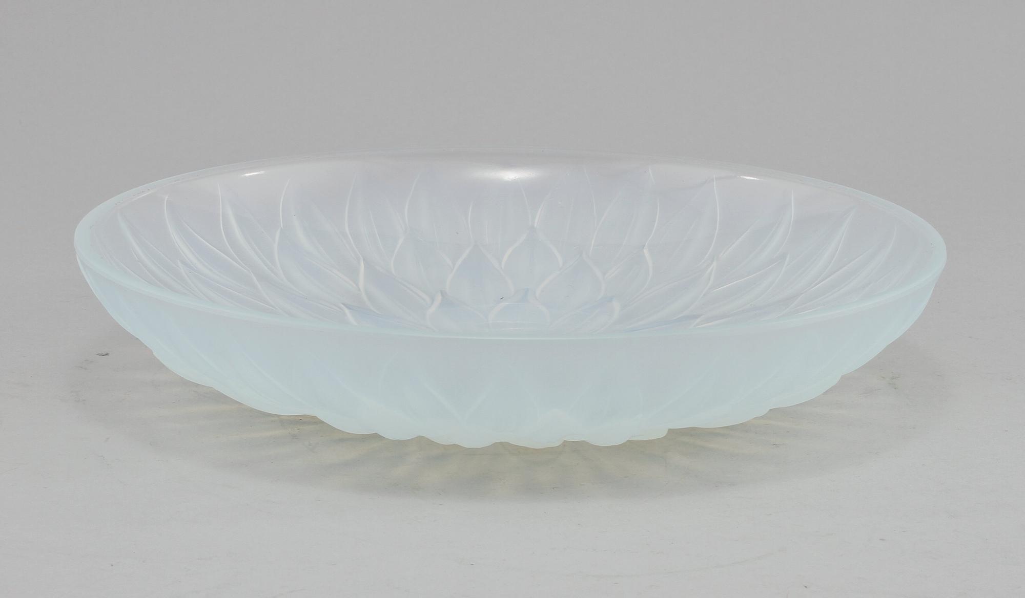 SKÅLFAT, glas, Etling, Frankrike, 1900-talets första hälft.